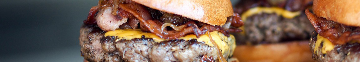 Eating Barbeque Burger at Campus Drive-In restaurant in Coalinga, CA.